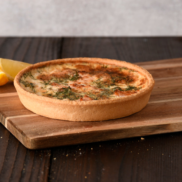 Hot Oak Smoked Salmon & Dill Quiche (Pre-order)