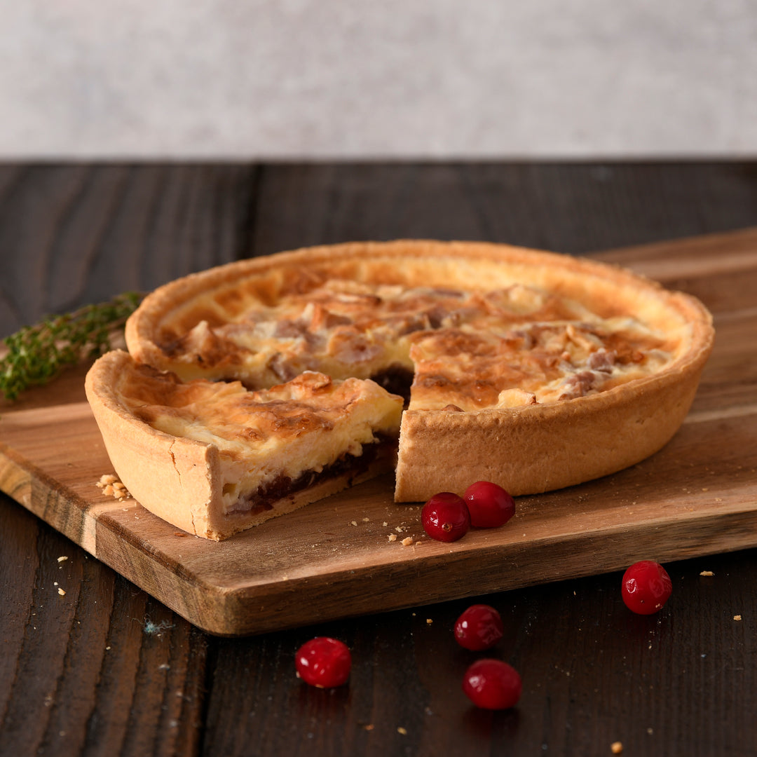 Smoked Bacon, Brie & Cranberry Quiche (Pre-order)