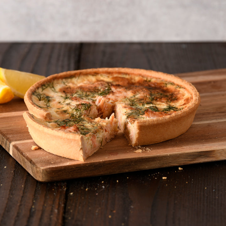 Hot Oak Smoked Salmon & Dill Quiche (Pre-order)